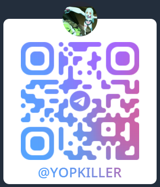 Telegram QR @YOPKILLER